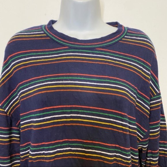 Sundry Kimono-Sleeve Striped Pullover Soft Sweatshirt Size 1 (S) - Picture 6 of 12